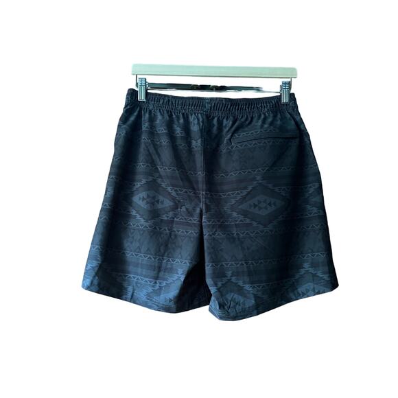 NWT Chubbies Men's The Quests 7" Athlounger Sport Short Black Printed Size M - Picture 1 of 11